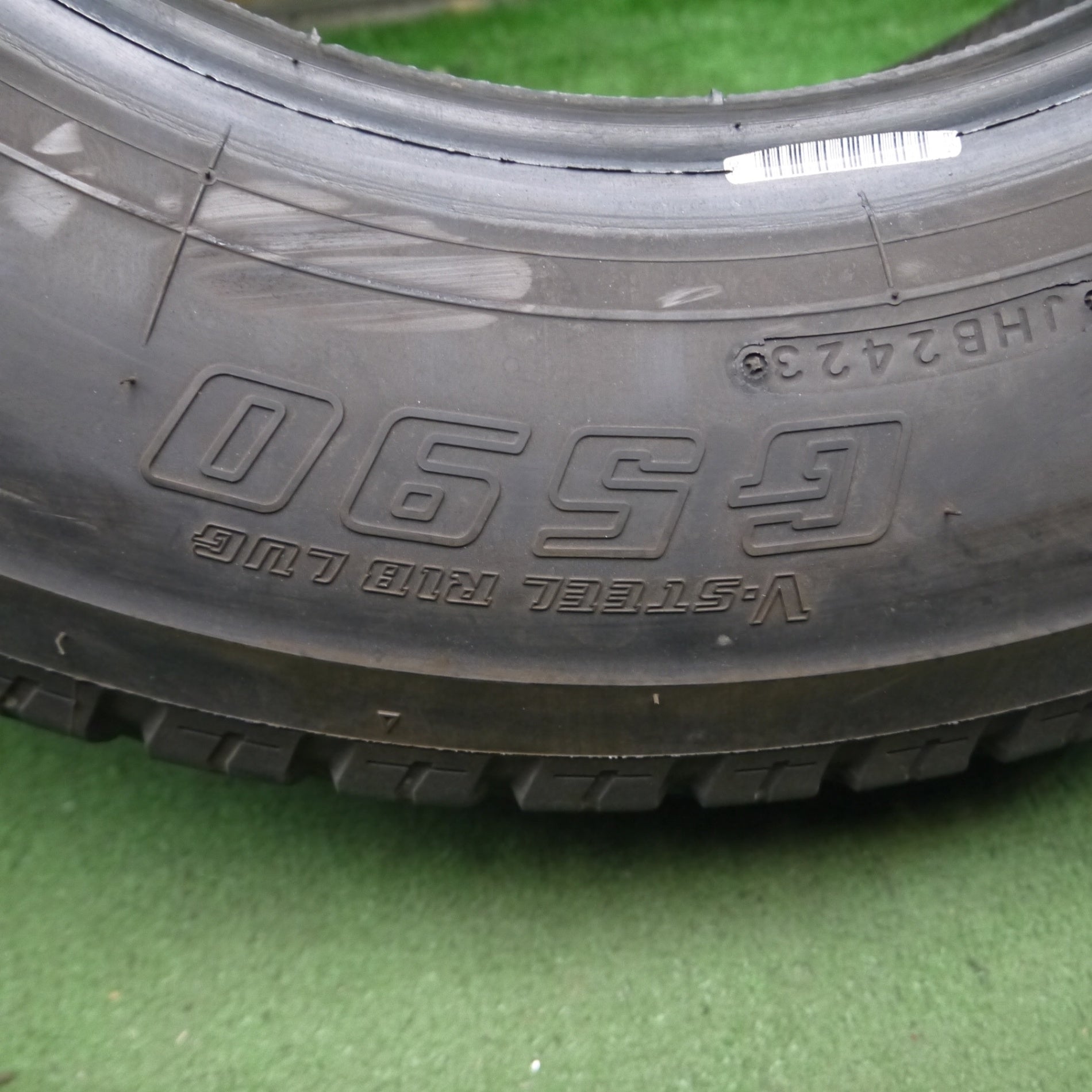 现货新車外し BRIDGESTONE G590 205/75R16 113/111L LT 6本セット 2021年 タイヤ