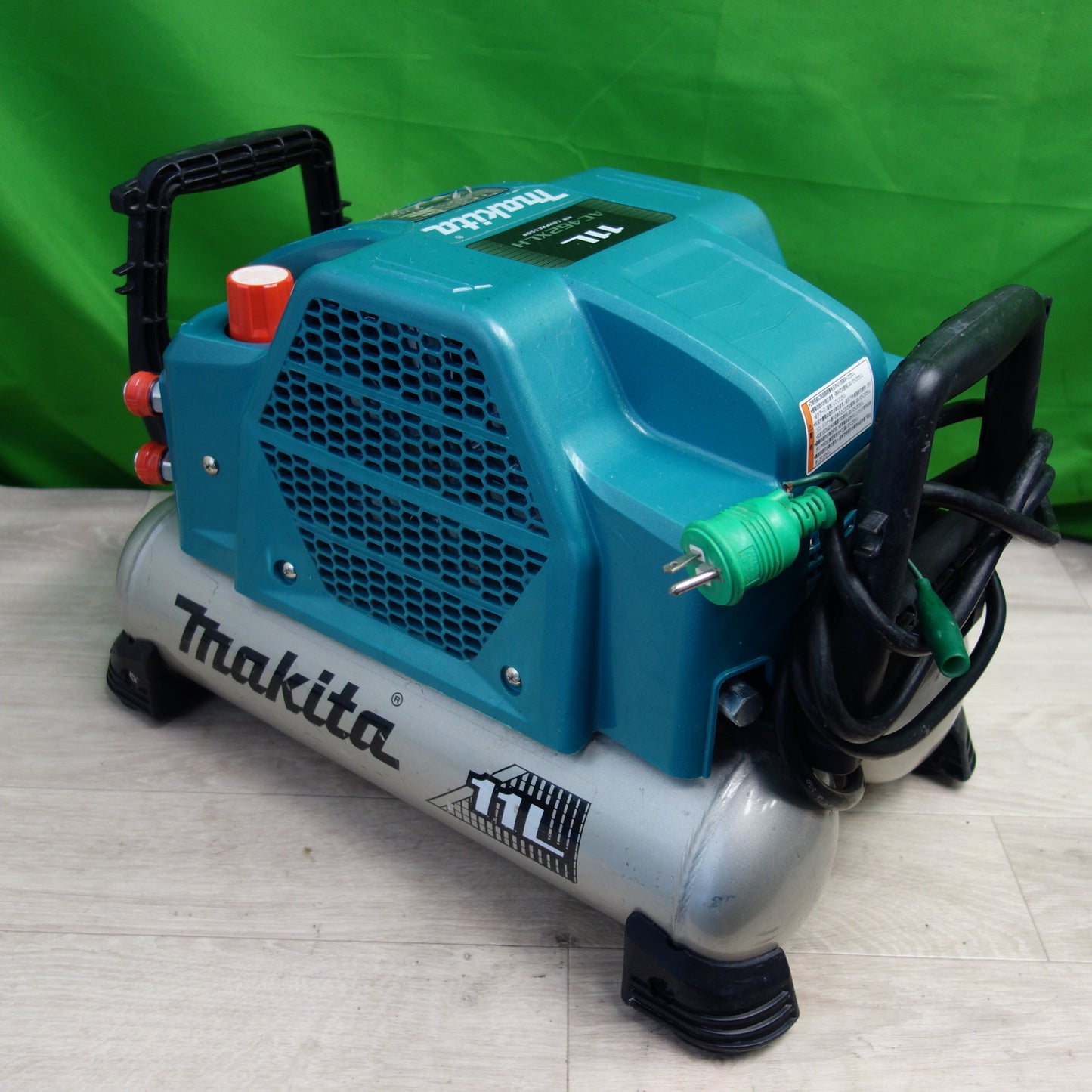 [送料無料] 動作品☆MAKITA マキタ エアコンプレッサ AC462XLH 高圧専用 11L☆