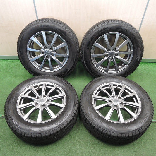 *送料無料*バリ溝！19年！キレイ！9.5分★スタッドレス 225/65R17 ヨコハマ アイスガード G075 GRASS グラス 17インチ PCD114.3/5H★3121406NJス