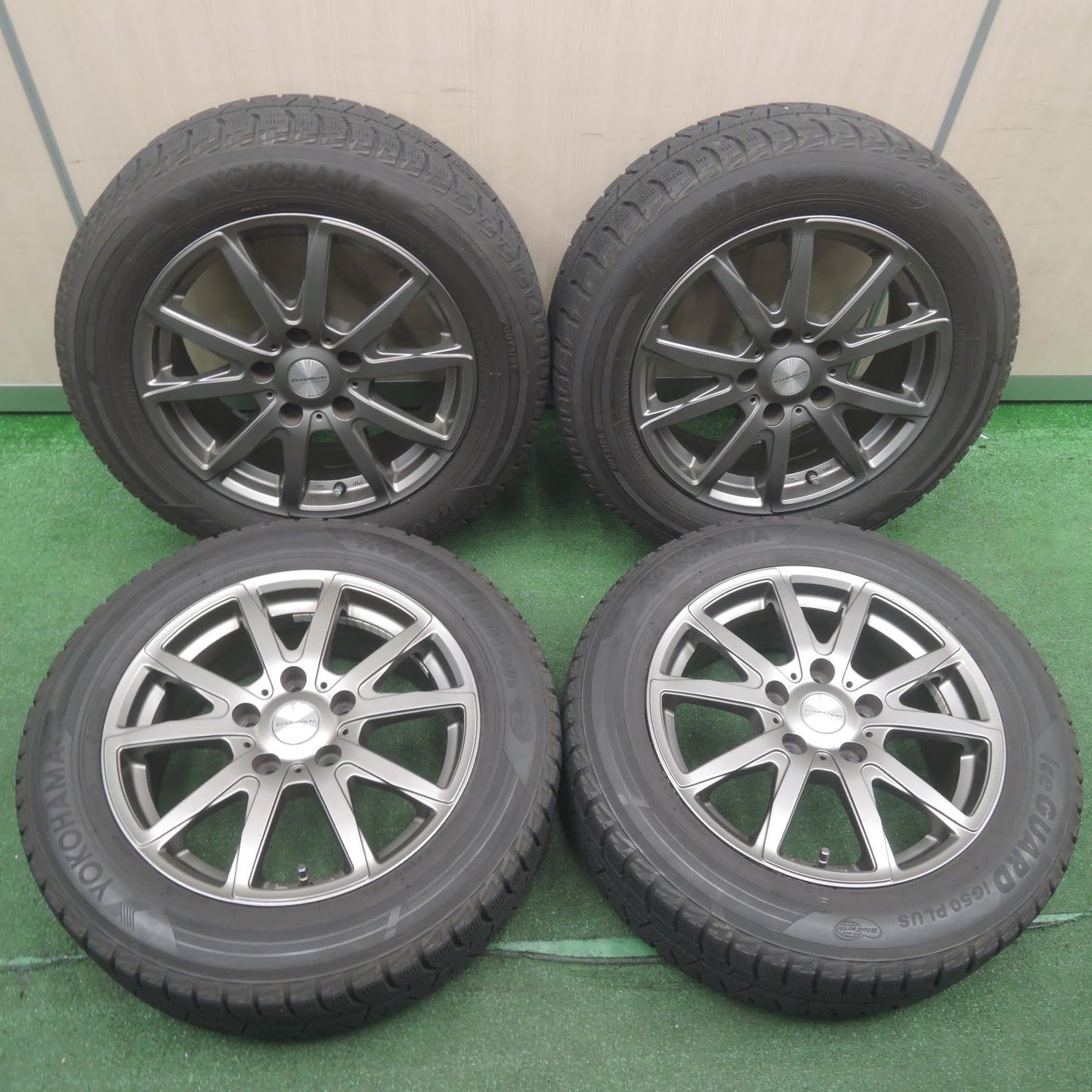 [送料無料]キレイ★BMW MINI 等 205/60R16 EUROBAHN SPORTECHNIC スタッドレス ヨコハマ アイスガード iG50 プラス PCD120/5H★3111308SYス