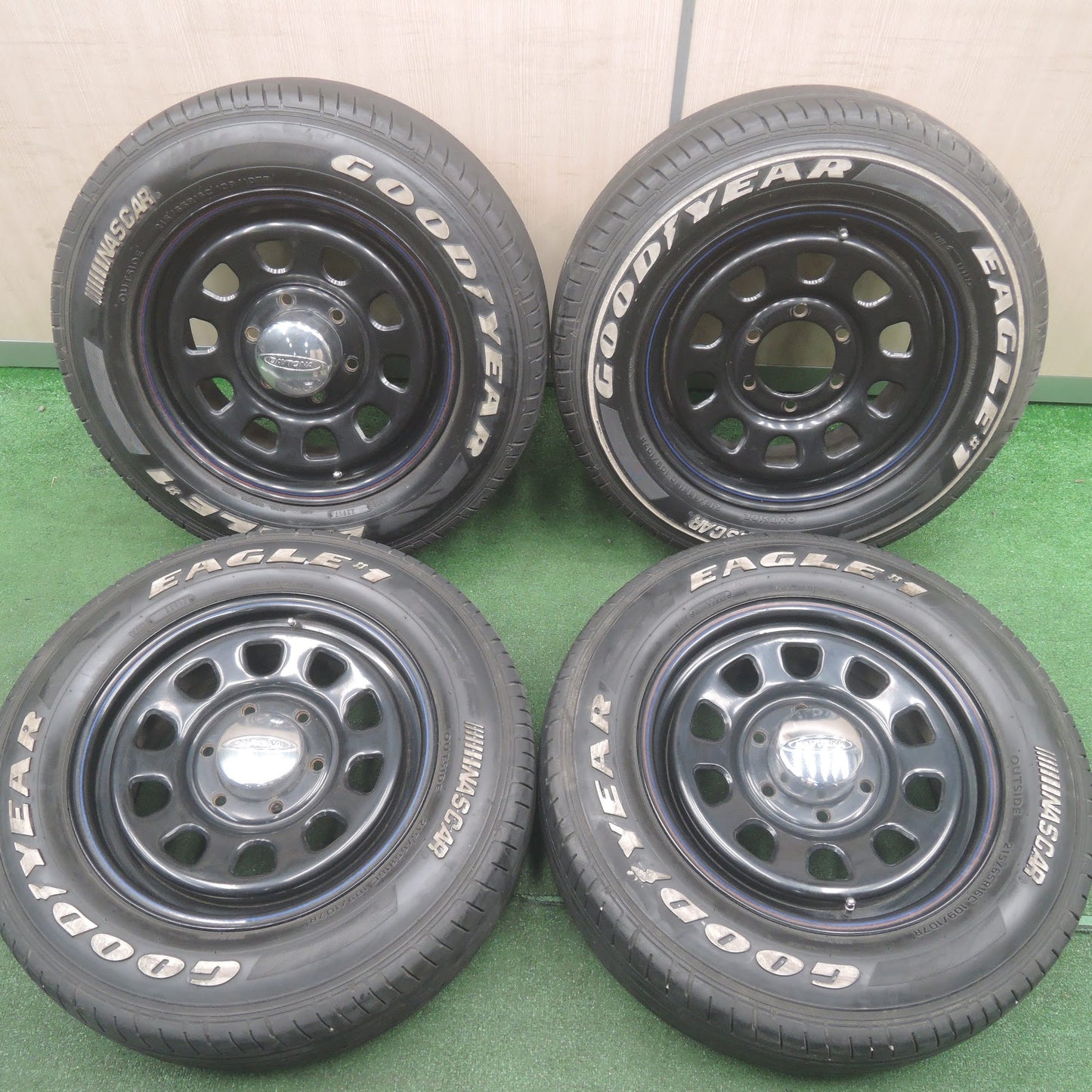 [送料無料]4本価格★DAYTONA 215/65R16C 109/107R グッドイヤー イーグル #1 ナスカー デイトナ 16インチ PCD139.7/6H★3111816HAノ