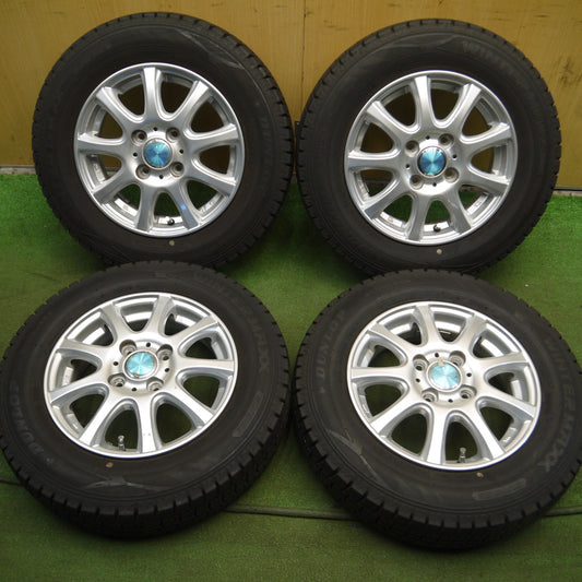 *送料無料*バリ溝！20年！8.5分★スタッドレス 145/80R13 ダンロップ ウインターマックス WM02 DUFACT デュファクト 13インチ PCD100/4H★4013009Hス