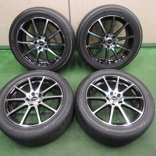 *送料無料*バリ溝！キレイ！9分★235/50R18 ヨコハマ アドバン dB デシベル ブリヂストン LUFT RV2 Laffite ラフィット 18インチ PCD114.3/5H★4010706TNノ