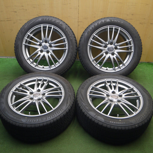 *送料無料* バリ溝！キレイ！8.5分★スタッドレス 205/55R17 ブリヂストン ブリザック VRX2 ECO FORME エコフォルム 17インチ PCD114.3/5H★4021604Hス