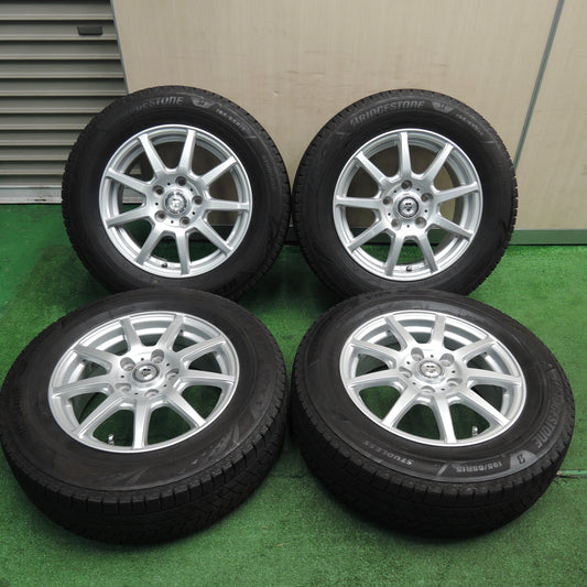 *送料無料*バリ溝！21年！キレイ！8.5分★スタッドレス 195/65R15 ブリヂストン ブリザック VRX3 VOLGA ヴォルガ 15インチ PCD114.3/5H★3120102NJス