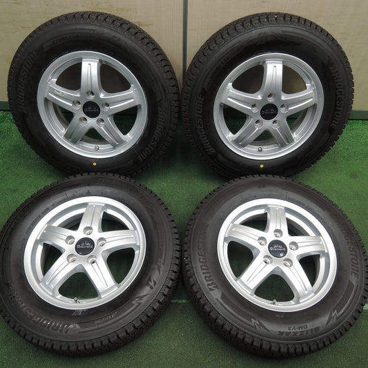 *送料無料* バリ溝！23年！キレイ！ほぼ10分★スタッドレス 175/80R15 ブリヂストン ブリザック DM-V3 Granverd グランヴァード 15インチ PCD114.3/5H★4022304HAス