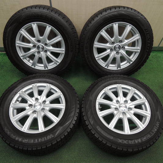 *送料無料*バリ溝！キレイ！9.5分★スタッドレス 215/65R16 ダンロップ ウインターマックス WM02 JOKER ジョーカー 16インチ PCD114.3/5H★3121704HAス