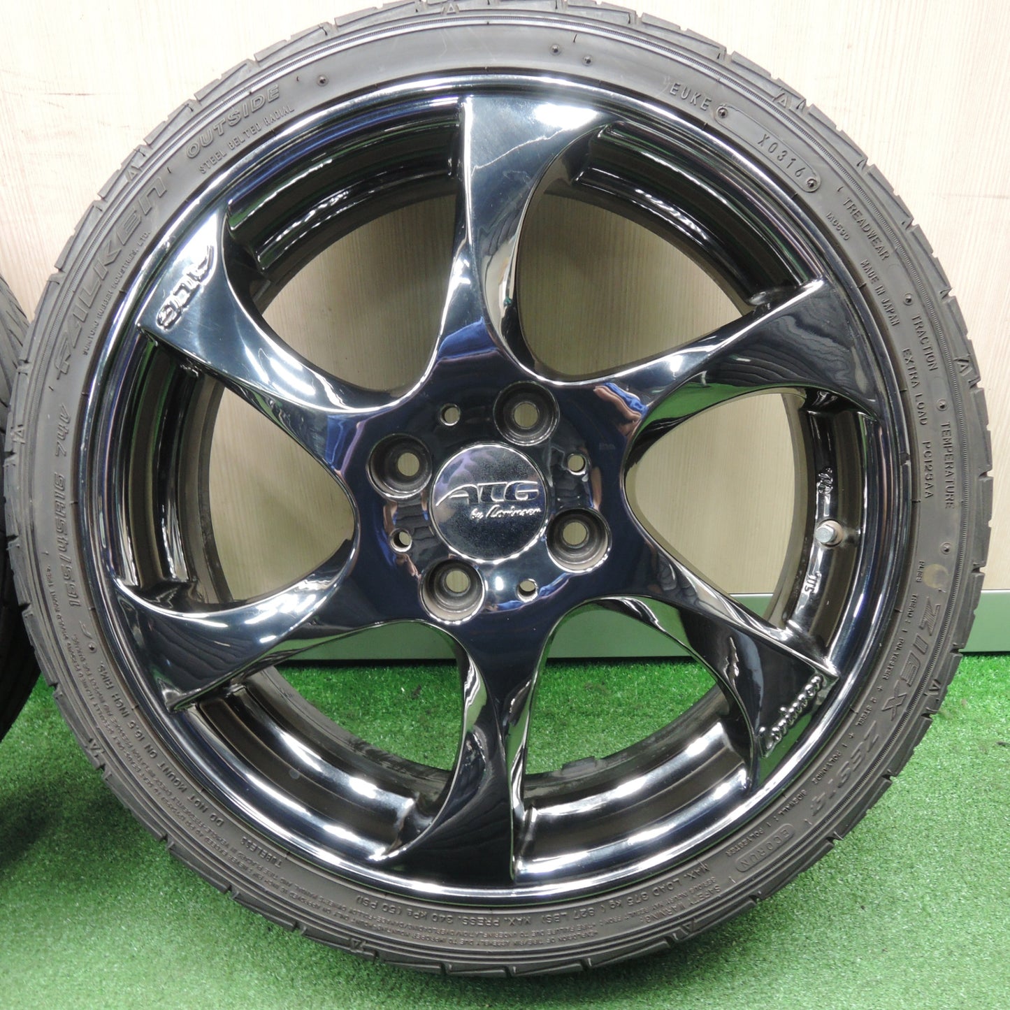 *送料無料* 4本価格★ロリンザー ATG  165/45R16 ファルケン ジークス ZE914 Lorinser 16インチ PCD100/4H★4021612NJノ