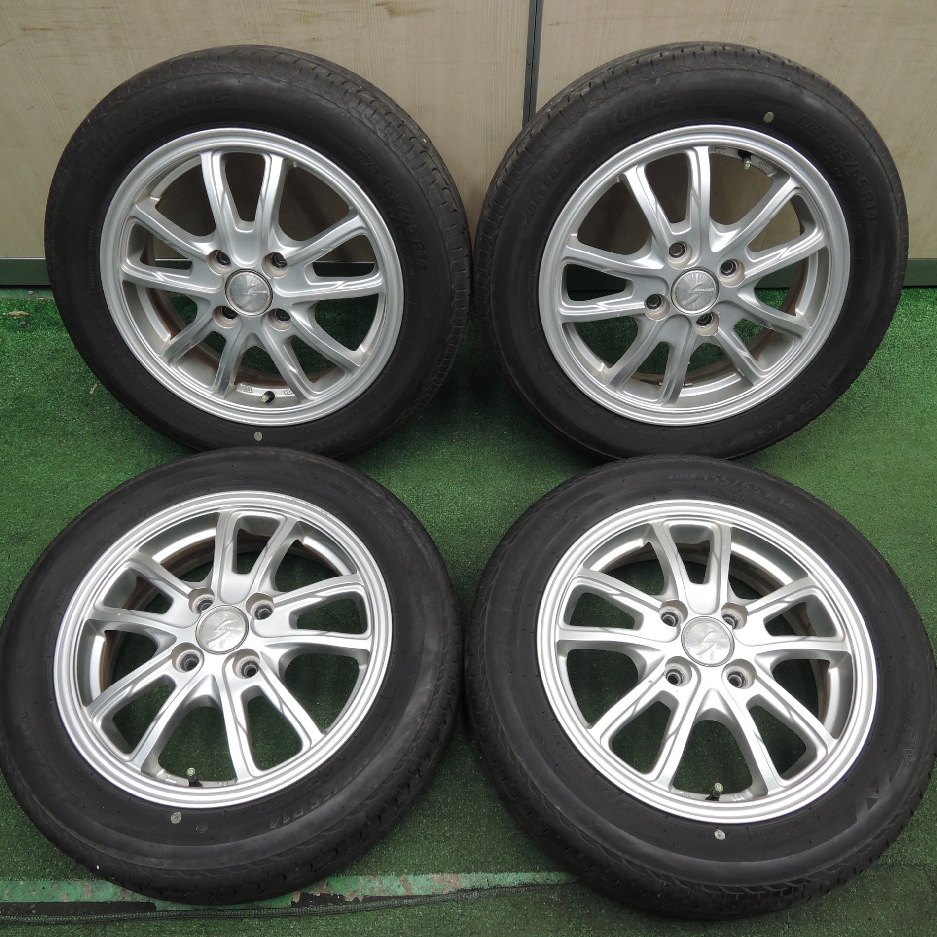 バリ溝！イボ付！タイヤ155/65R13☆BSネクストリー☆2021年製造 