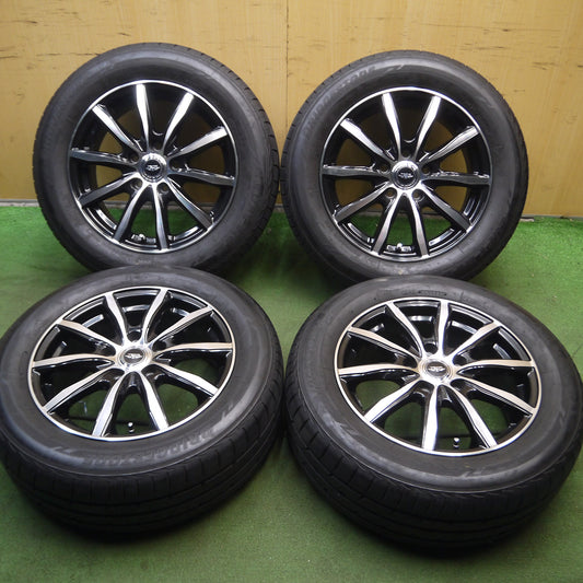 *送料無料*バリ溝！21年！キレイ！9.5分★205/60R16 ブリヂストン LUFT RVⅡ TEAD weds テッド 16インチ PCD114.3/5H★4012611Hノ