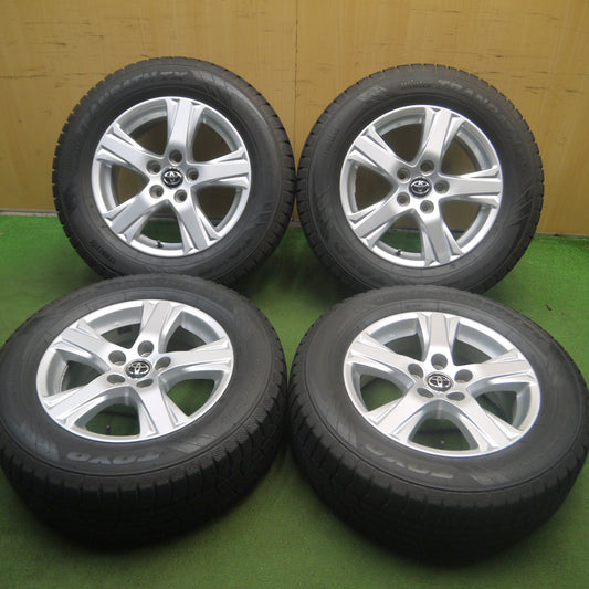 *送料無料* バリ溝！キレイ！9.5分★トヨタ 30系 アルファード 純正 215/65R16 スタッドレス トーヨー ウインター トランパス TX 16インチ PCD114.3/5H★4021906Hス