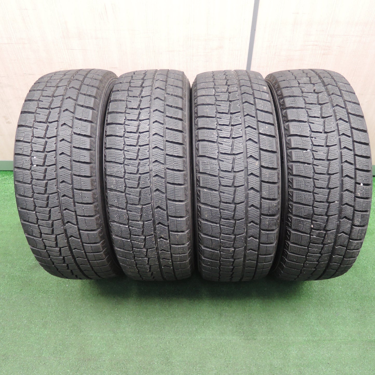 *送料無料*バリ溝！21年！キレイ！9分★スタッドレス 215/55R17 ダンロップ ウインターマックス WM02 Ti WHEELS 17インチ PCD114.3/5H★3120106TNス