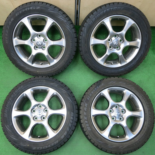 *送料無料*バリ溝！8.5分★トヨタ 50系 エスティマ 純正 225/55R17 スタッドレス ブリヂストン ブリザック REVO GZ 17インチ PCD114.3/5H★4012907イス