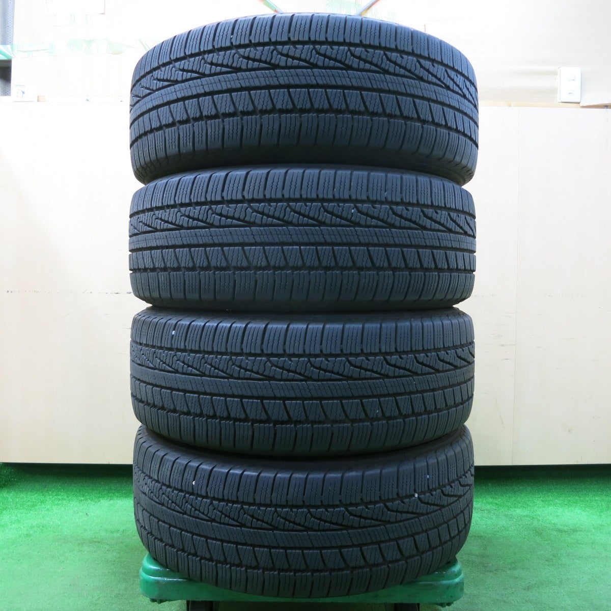 *送料無料* キレイ★日産 T31 エクストレイル 純正 225/55R18 グッドイヤー ASSURANCE WEATHERREADY 18インチ PCD114.3/5H★4030601イノ