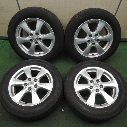 *送料無料* バリ溝！21年！9.5分★トヨタ 50系 エスティマ 純正 215/60R17 ダンロップ エナセーブ RV505 17インチ PCD114.3/5H★4030208HAノ