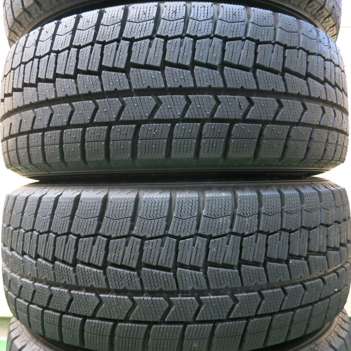 [送料無料]超バリ溝！21年！キレイ！ほぼ10分★ベンツ ミニ 等 205/55R16 スタッドレス ダンロップ ウインターマックス WM02 smartline PCD112/5H★3071708イス