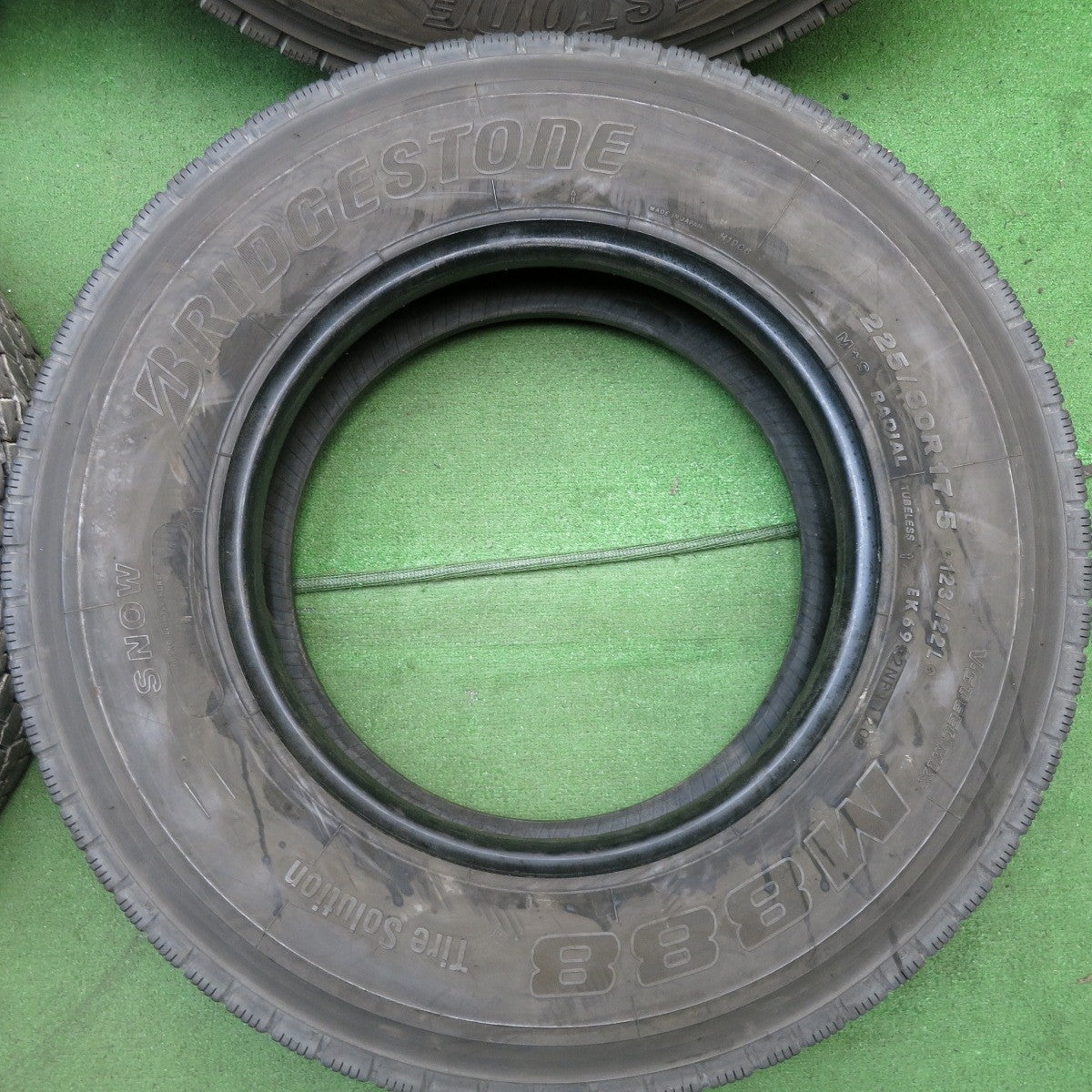 225/80R17.5 123/122L トラックタイヤ BS ブリヂストン M888 ミックス オールシ−ズタイヤ 225/80/