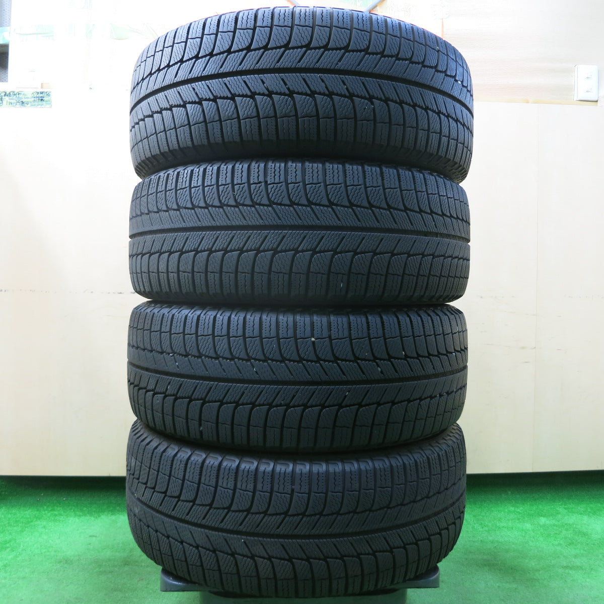 *送料無料*バリ溝！19年！キレイ！9.5分★ベンツ W177 Aクラス 純正 225/45R18 スタッドレス ミシュラン X-ICE3+ 18インチ PCD112/5H★3121305イス