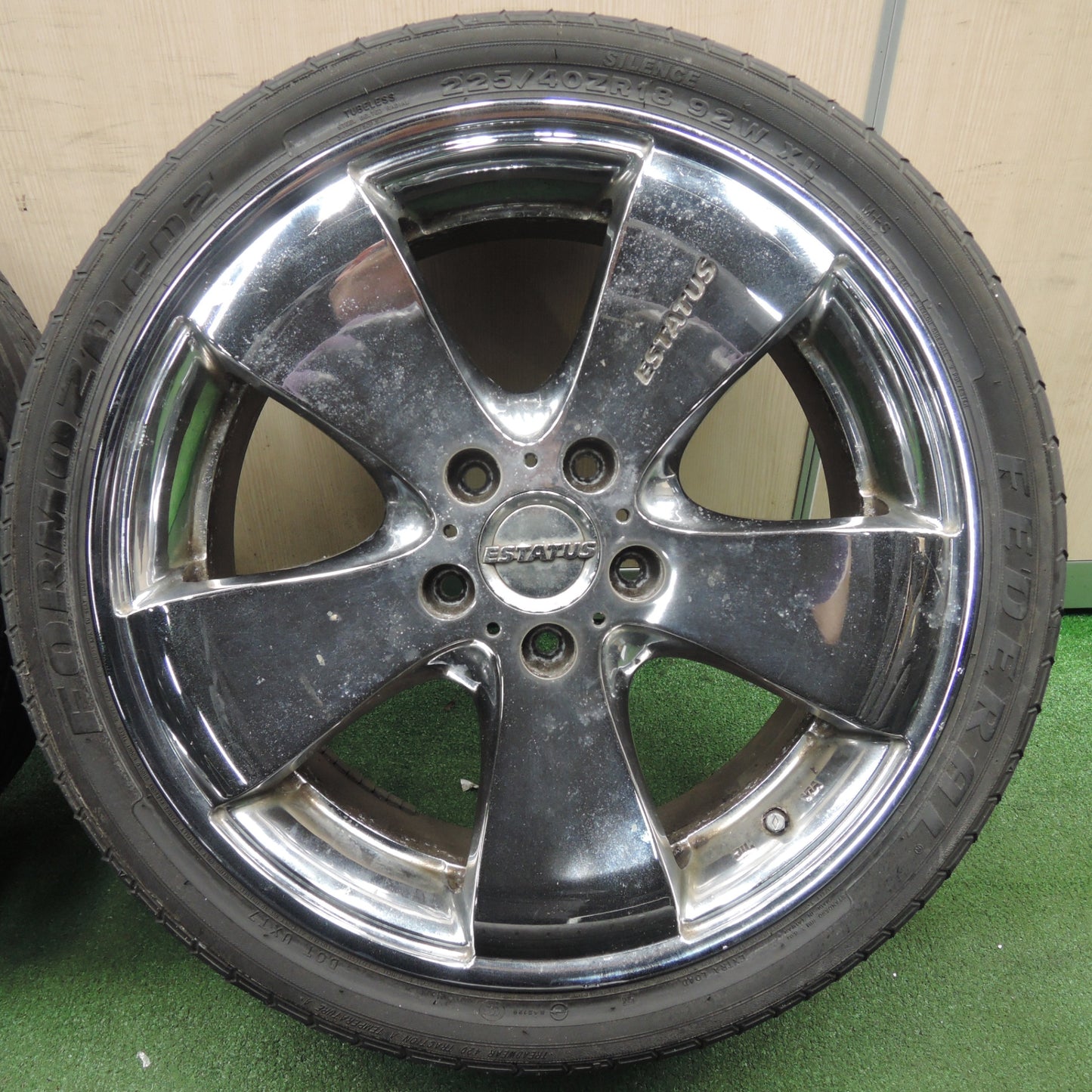 *送料無料* 4本価格★ESTATUS エステイタス 225/45R18 225/40R18 ミネルバ ラジアル F205 フェデラル FORMOZA FD2 PCD114.3/5H★4021606TNノ