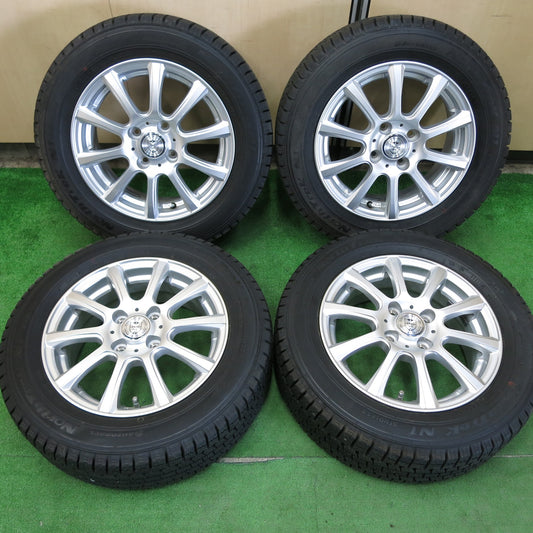 [送料無料]超バリ溝！キレイ！ほぼ10分★スタッドレス 175/65R14 オートバックス ノーストレック N1 JOKER weds ジョーカー 14インチ PCD100/4H★3062404サス