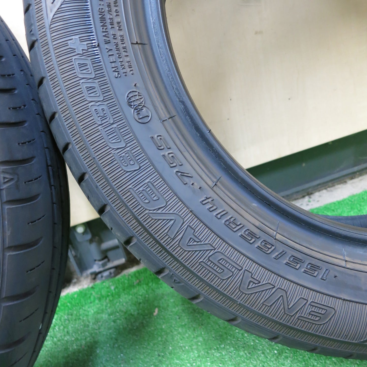 [送料無料]4本価格！22年★155/65R14 ダンロップ エナセーブ EC300+ タイヤ 14インチ ムーブ タント ワゴンR ミラ N-BOX スペーシア 等★3082205ヒノタ