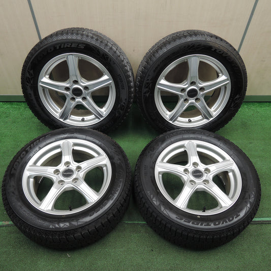 *送料無料*超バリ溝！21年！キレイ！ほぼ10分★スタッドレス 205/60R16 トーヨー オブザーブ GIZ2 BALMINUM バルミナ 16インチ PCD114.3/5H★3122501NJス