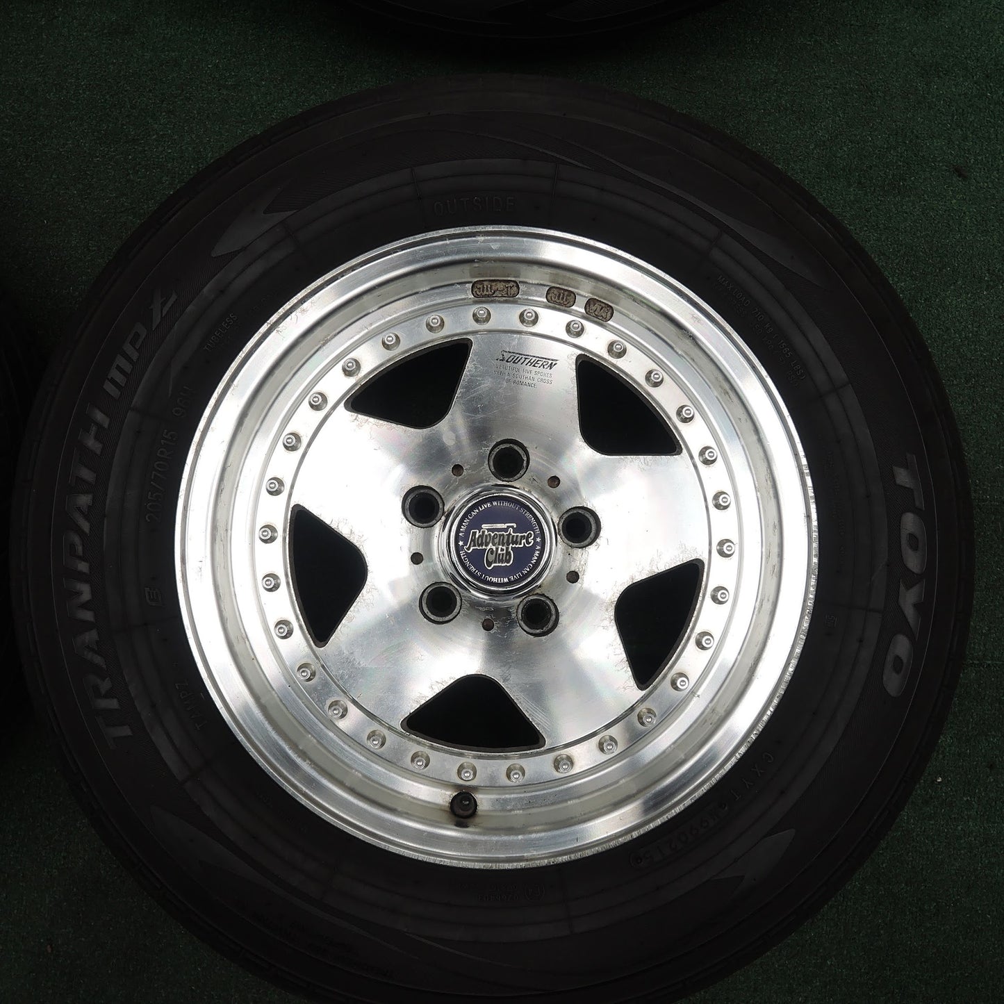 [送料無料]4本価格★Adventure Club 205/70R15 トーヨー トランパス MPZ 15インチ アドベンチャー クラブ PCD114.3/5H★3111003TNノ