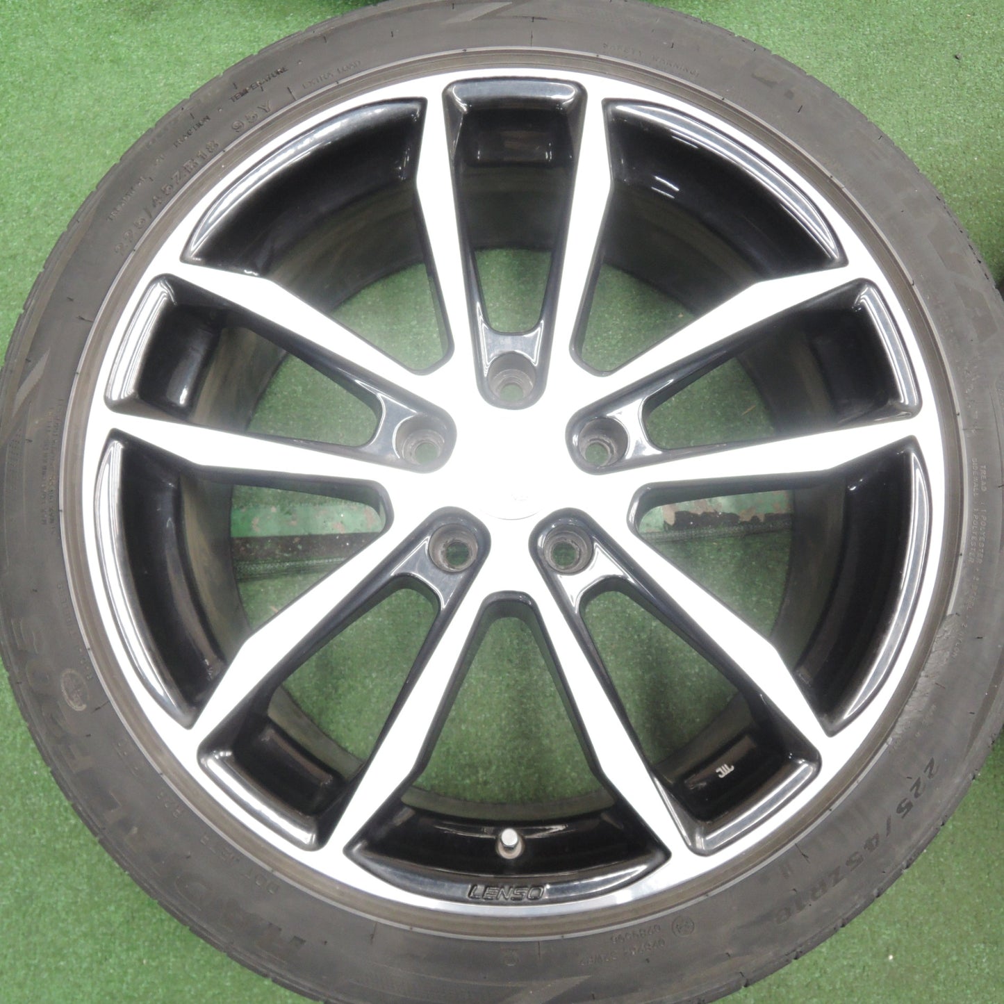 *送料無料* 4本価格！20年★LENSO 225/45R18 ミネルバ ラジアル F205 レンソ 18インチ PCD114.3/5H★4020305HAノ