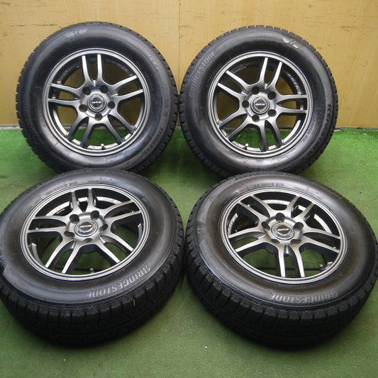 *送料無料*バリ溝！22年！キレイ！9.5分★スタッドレス 195/65R15 ブリヂストン アイスパートナー2 GYLE VIVAZA ガイル 15インチ PCD114.3/5H★3122704Hス