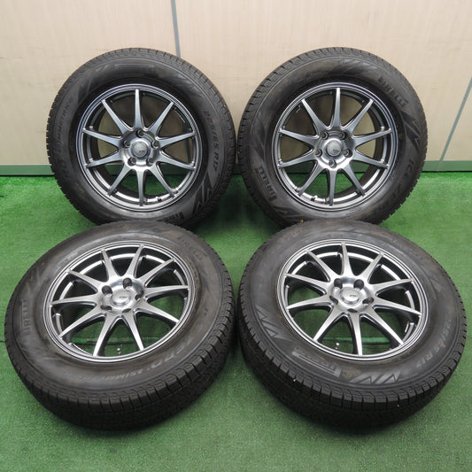 *送料無料*バリ溝！22年！キレイ！9.5分★スタッドレス 225/65R17 ピレリ アイスゼロ アシンメトリコ SPORT ABELIA 17インチ PCD114.3/5H★3111708NJス