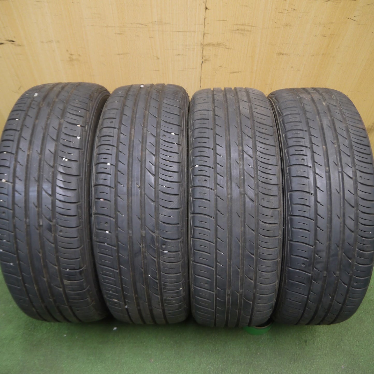 [送料無料]バリ溝！8.5分★WORK MEISTER MSTER 165/50R15 ファルケン ZIEX ZE914 ワーク マイスター 15インチ PCD100/4H★3101806Hノ