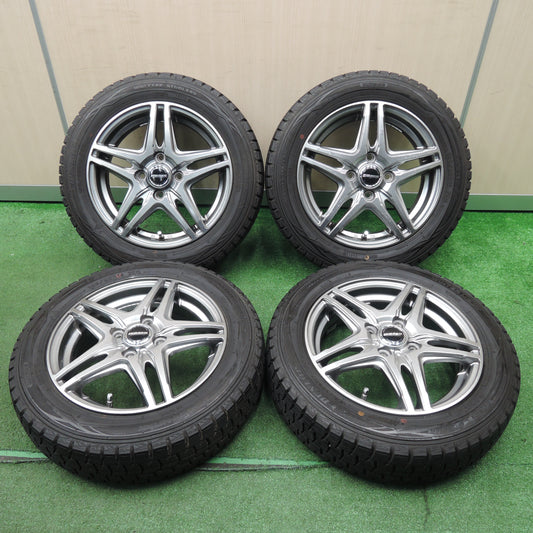 *送料無料*キレイ★スタッドレス 155/65R14 ダンロップ ウインターマックス WM01 WAREN ヴァーレン 14インチ PCD100/4H★3122705NJス