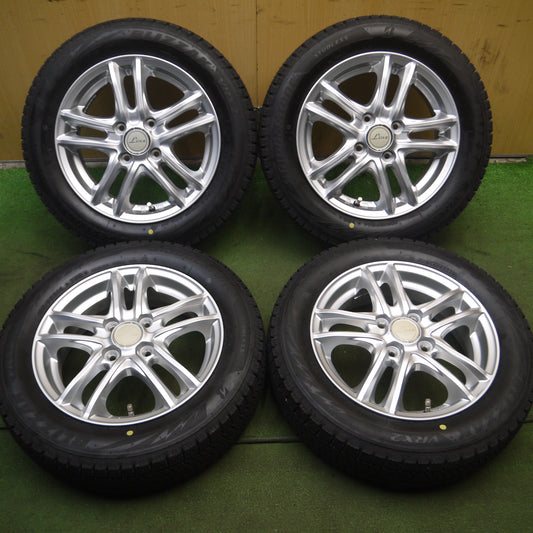 *送料無料*タイヤほぼ未使用！22年！キレイ★スタッドレス 155/65R14 ブリヂストン ブリザック VRX2 Linz 14インチ PCD100/4H★4011701Hス