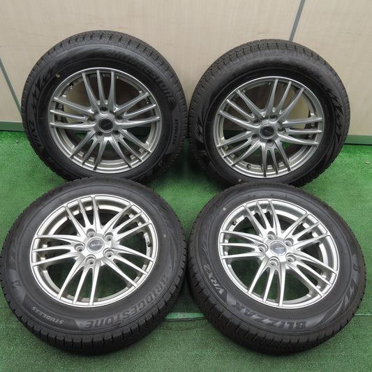 *送料無料*バリ溝！21年！キレイ！9.5分★スタッドレス 205/60R16 ブリヂストン ブリザック VRX2 ECO FORME エコフォルム 16インチ PCD114.3/5H★3111508SYス