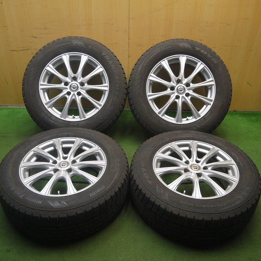 [送料無料]バリ溝！キレイ！9.5分★スタッドレス 225/65R17 トーヨー ウインター トランパス TX JOKER ジョーカー 17インチ PCD114.3/5H★3080902Hス