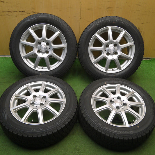 [送料無料]バリ溝！キレイ！9分★スタッドレス 175/65R15 オートバックス ノーストレック N3i Leitua 15インチ PCD100/4H★3071808KKス