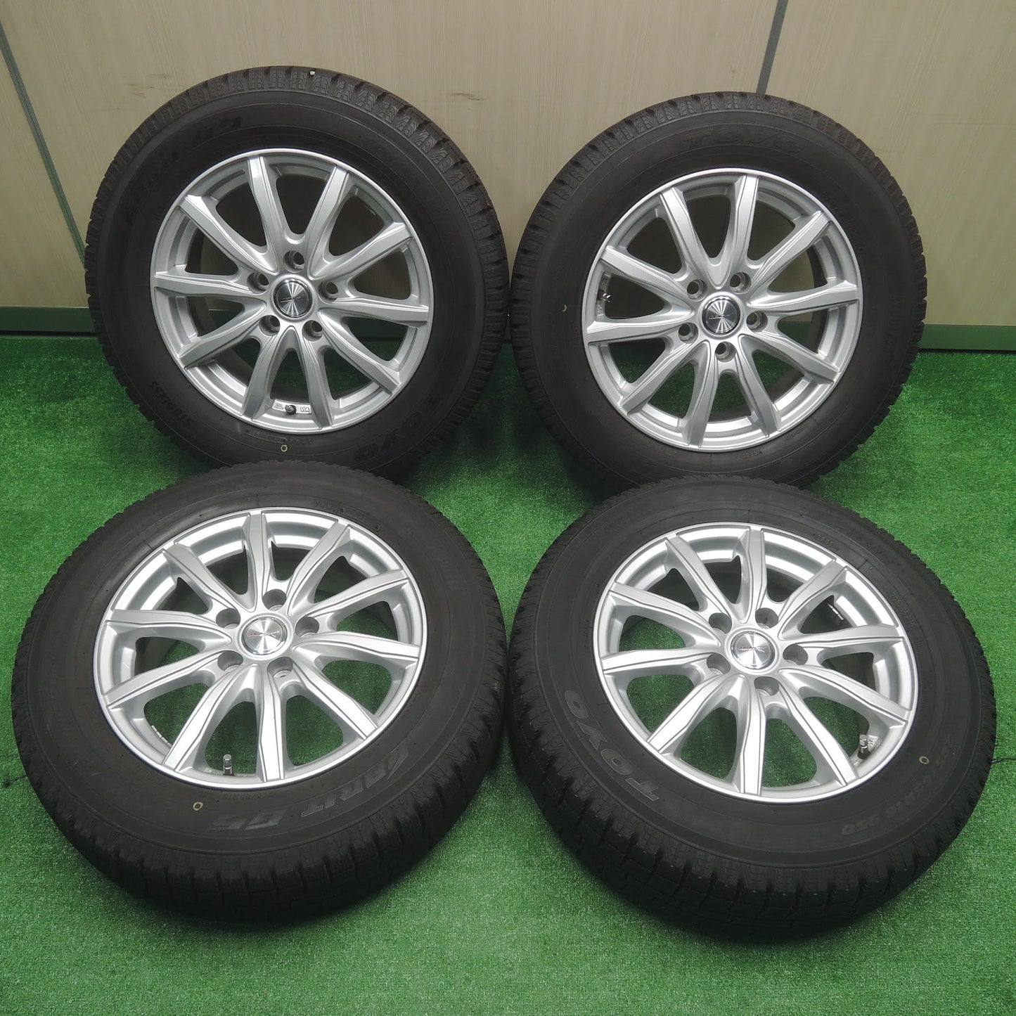 [送料無料]リ溝！キレイ！ほぼ10分★スタッドレス 205/65R16 トーヨー ガリット G5 JOKER ジョーカー 16インチ PCD114.3/5H★3072707SYス