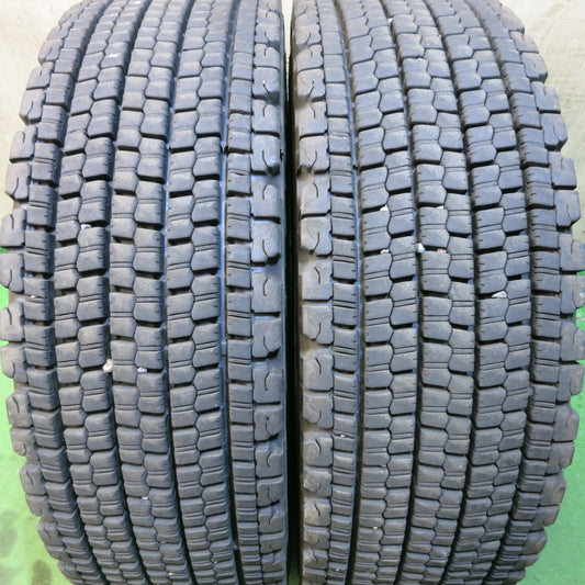 *送料無料*バリ溝！22年！9分★トラック タイヤ 265/70R19.5 140/138J スタッドレス ブリヂストン W900 19.5インチ★4013001クス