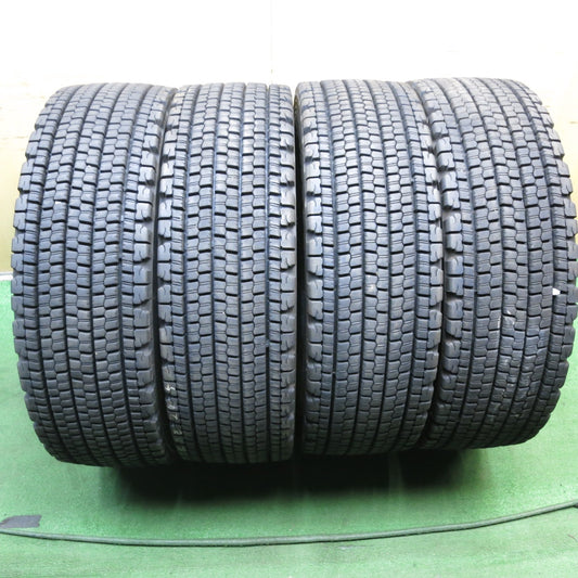 *送料無料* バリ溝！21年！9.5分★トラック タイヤ 245/70R19.5 136/134J スタッドレス ブリヂストン W900 19.5インチ★4022209クスタ