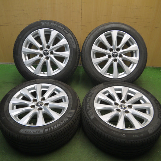 *送料無料*バリ溝！22年！キレイ！9分★トヨタ 70系 カムリ 純正 215/55R17 ミシュラン プライマシー4 プライマシー 3ST 17インチ PCD114.3/5H★4011614Hノ