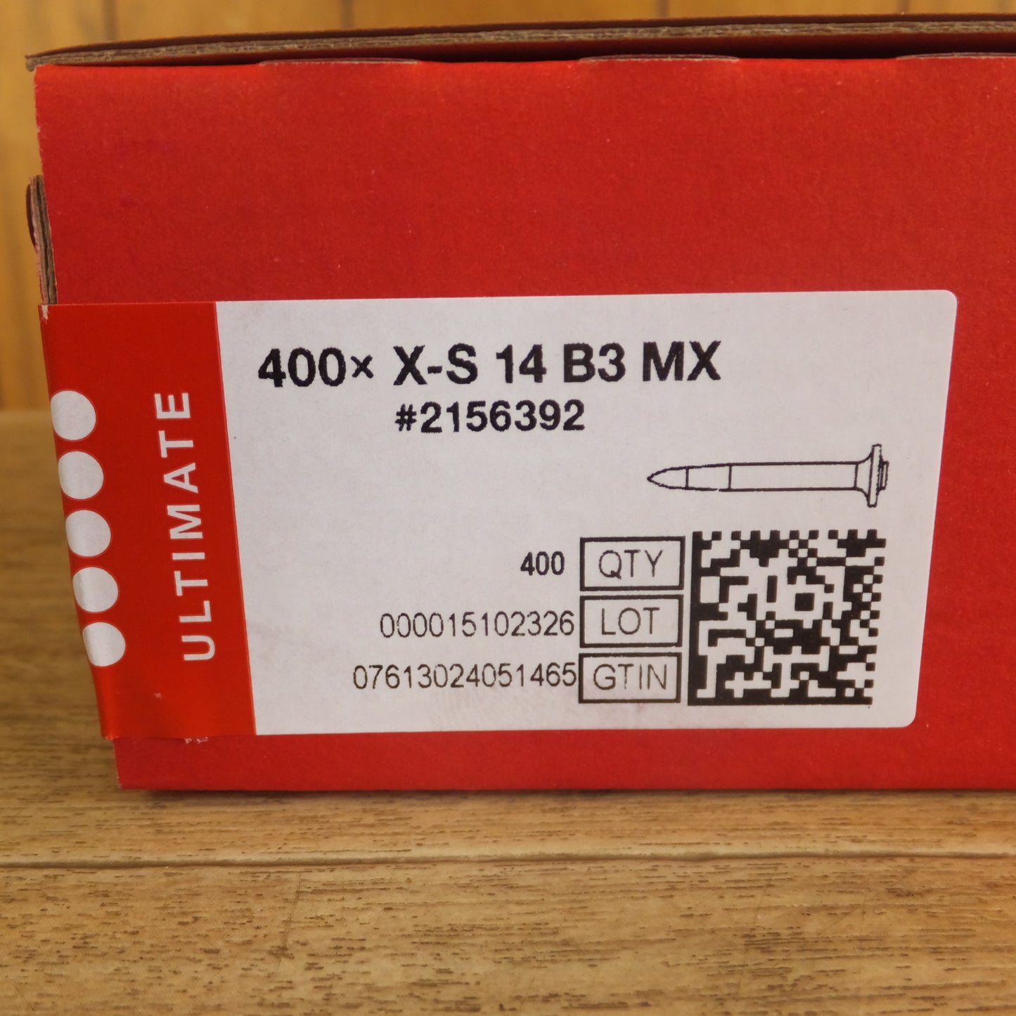 [送料無料]未使用★ヒルティ HILTI スチールネイル 400x X-S 14 B3 MX #2156392★