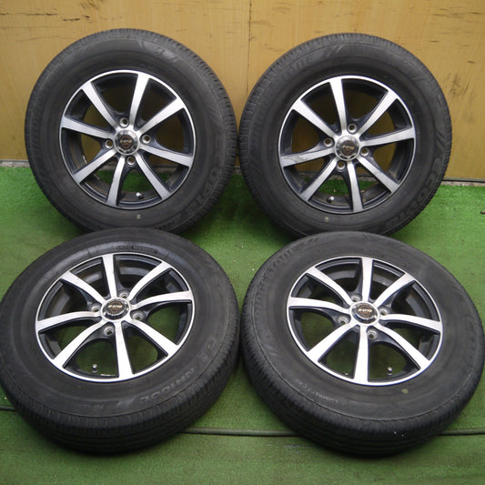 *送料無料* 4本価格★155/80R13 ブリヂストン エコピア NH100C JP STYLE MBS MONZA 13インチ PCD100/4H★4030808Hノ