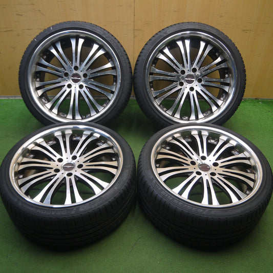 *送料無料*バリ溝！19年！9分★Shallen XS-20 235/35R19 245/35R19 ピレリ ドラゴン スポーツ シャレン 19インチ PCD114.3/5H★3121802Hノ