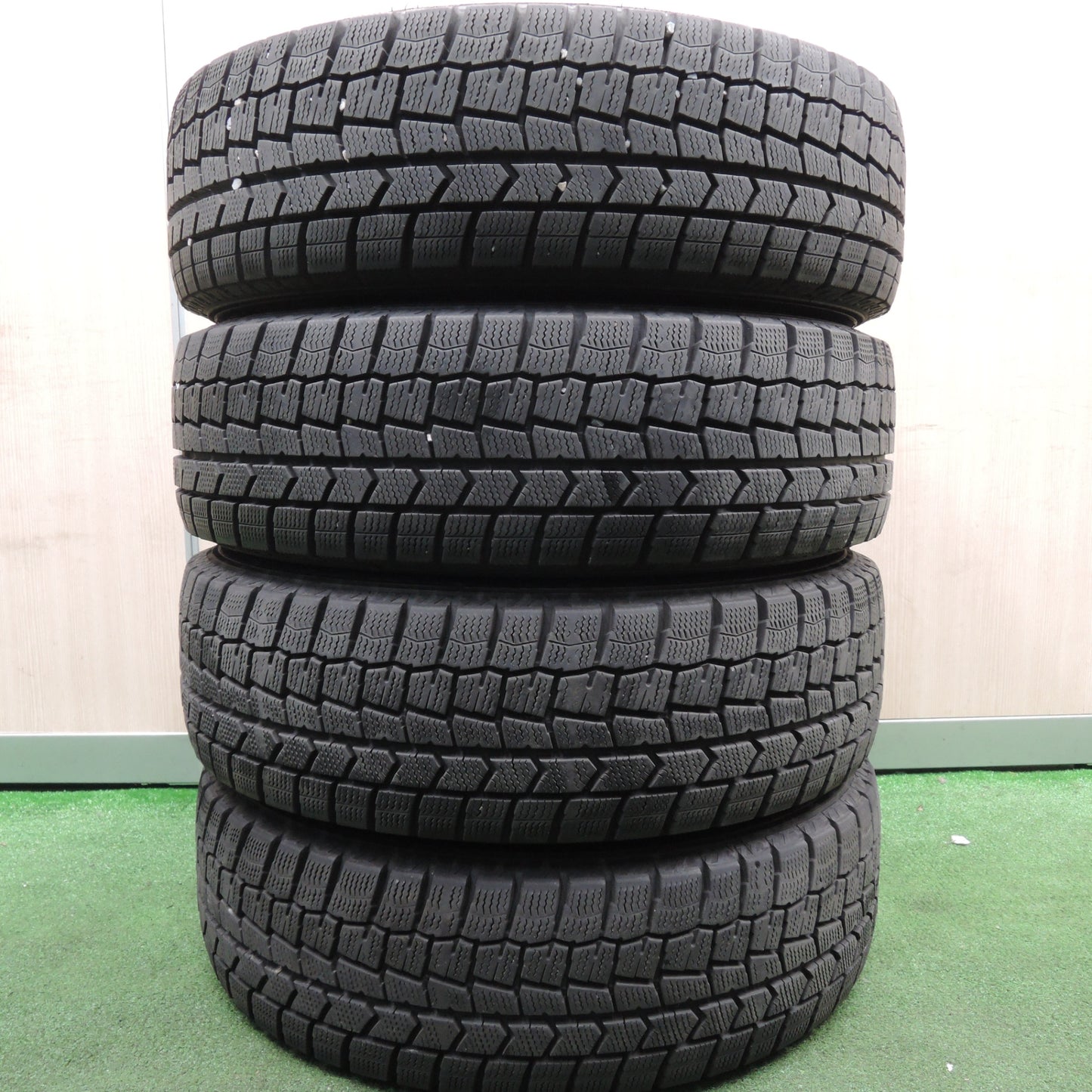 *送料無料* バリ溝！20年！キレイ！9分★スタッドレス 175/65R15 ダンロップ ウインターマックス WM02 ECO FORME エコフォルム 15インチ PCD100/4H★4021703HAス