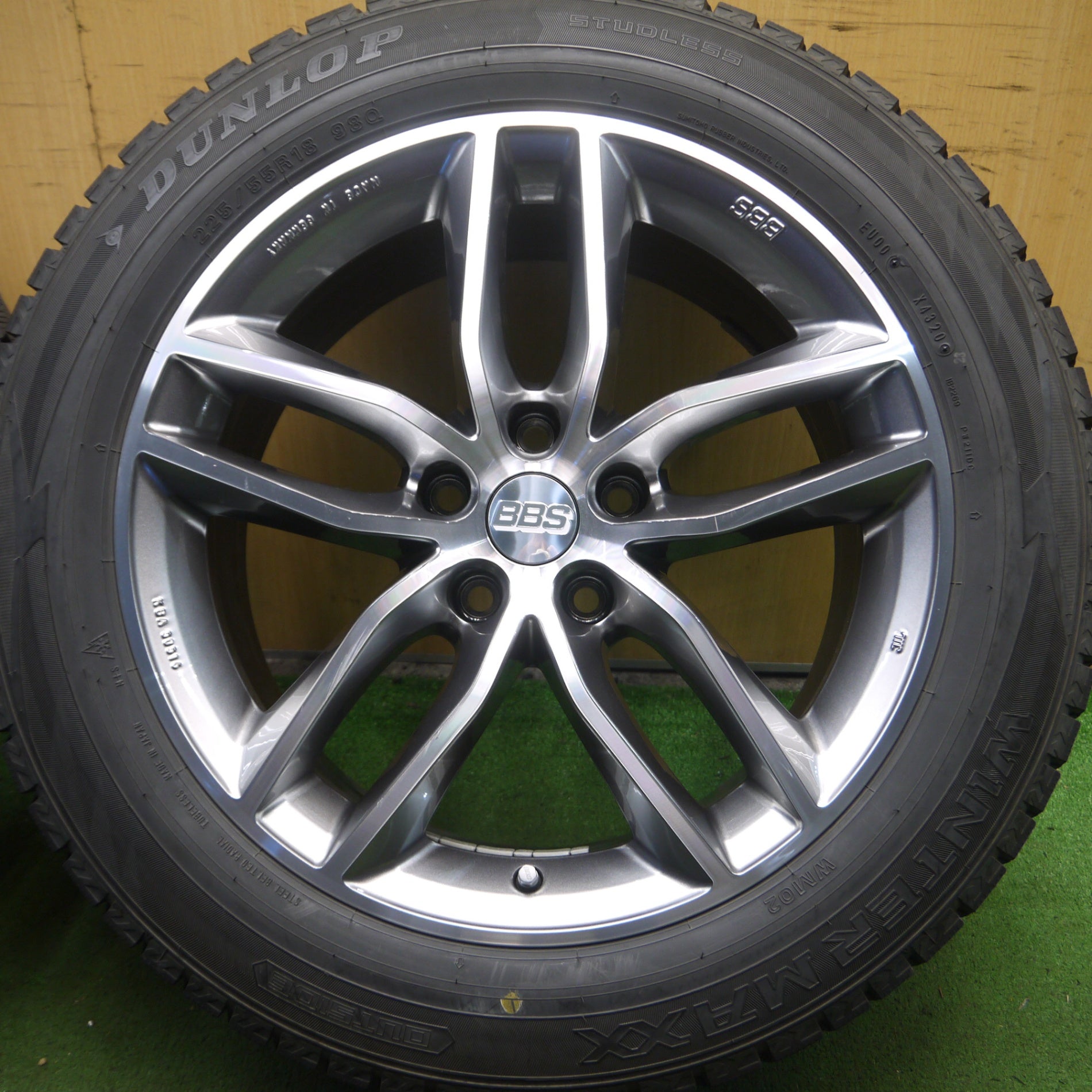 送料無料* バリ溝!20年!キレイ!9.5分☆BBS SX KBA50516 225 送料無料* バリ溝!20年!キレイ!9.5分☆BBS SX KBA50516 225