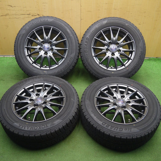 [送料無料]バリ溝！20年！綺麗！9.5分★スタッドレス 195/65R15 ヨコハマ アイスガード iG50 プラス VELVA SPORTZ ヴェルヴァ 15インチ PCD114.3/5H★3071002Hス