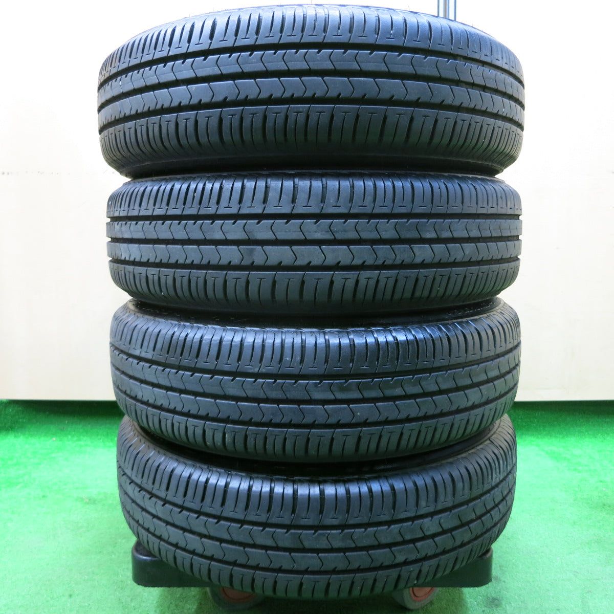 *送料無料*キレイ！21年★155/65R14 ブリヂストン エコピア NH100C SCHNEIDER ATECH シュナイダー 14インチ PCD100/4H★3120202イノ