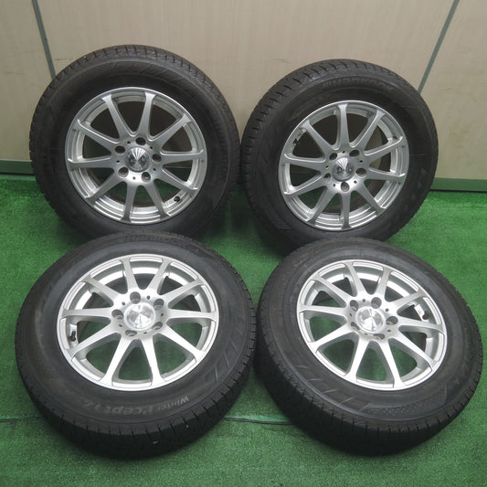 [送料無料]バリ溝！19年！ほぼ10分★スタッドレス 195/65R15 ハンコック ウインター アイセプト IZ2A AQUA I JAK アクア 15インチ PCD114.3/5H★3092002SYス