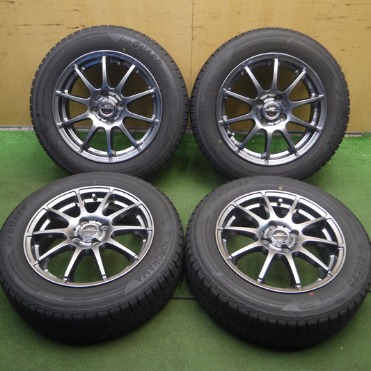 *送料無料* バリ溝！20年！キレイ！9.5分★スタッドレス 175/65R15 ヨコハマ アイスガード iG50 プラス SCHNEIDER シュナイダー 15インチ PCD100/4H★4021606Hス