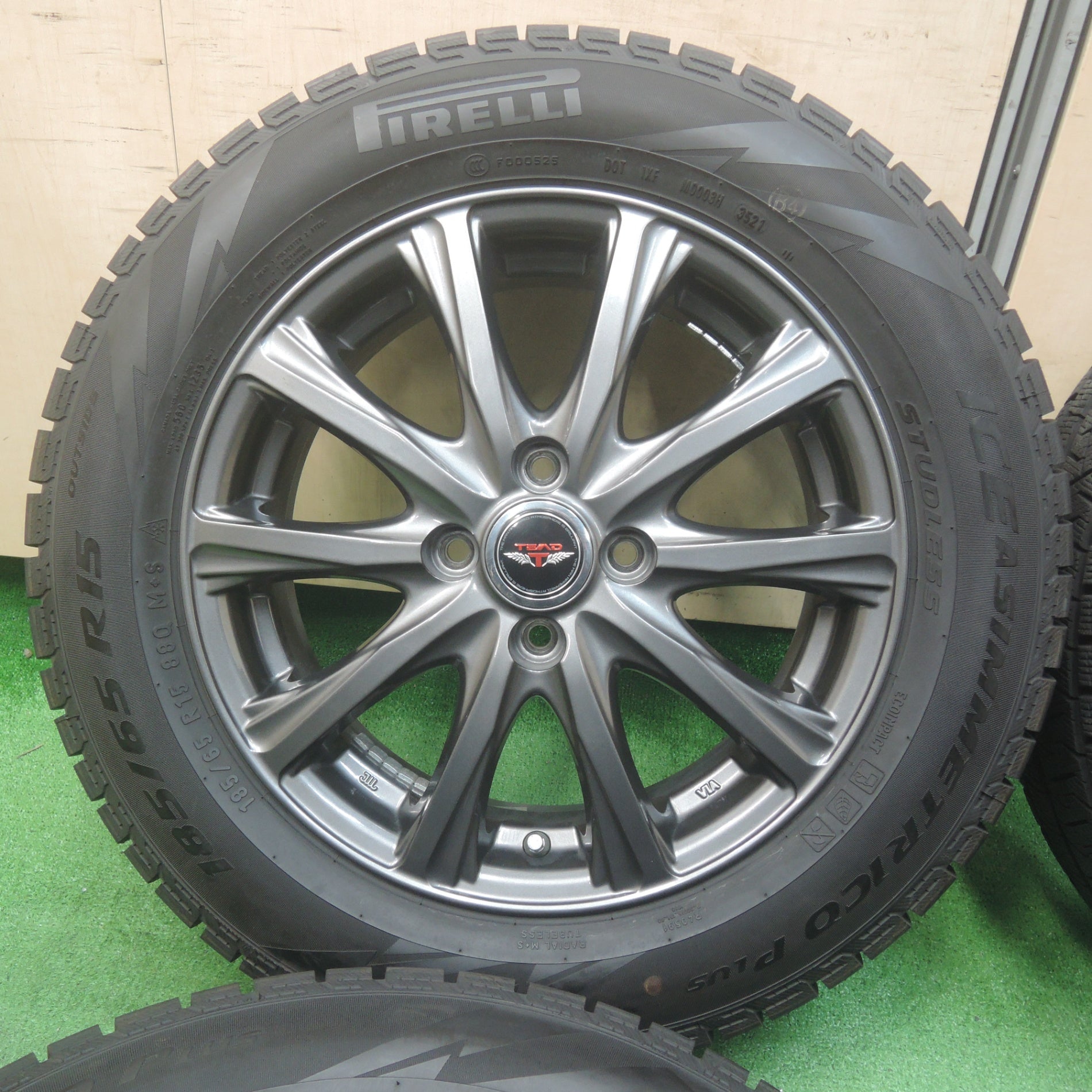 送料無料] バリ溝！21年！9.5分以上☆スタッドレス 185/65R15 ピレリ アシンメトリコ プラス TEAD weds PCD10 |  名古屋/岐阜の中古カー用品・工具の買取/販売ならガレージゲット